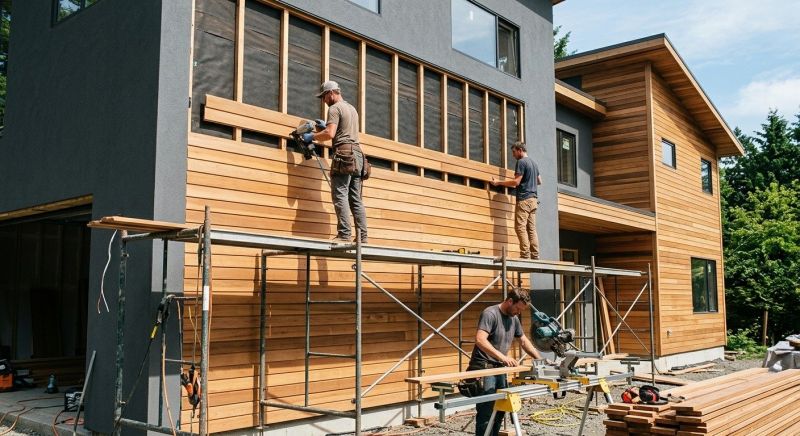 Cedar Cladding Installation in Norwalk, CT